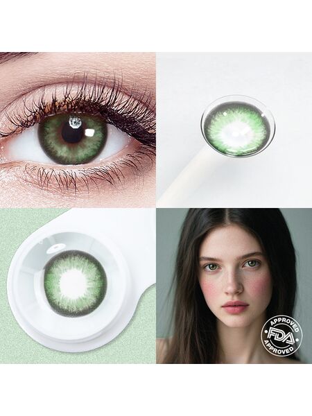 Pancake Green 6 Months Contact Lenses