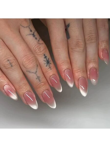 Stellar Blush Pink Nails
