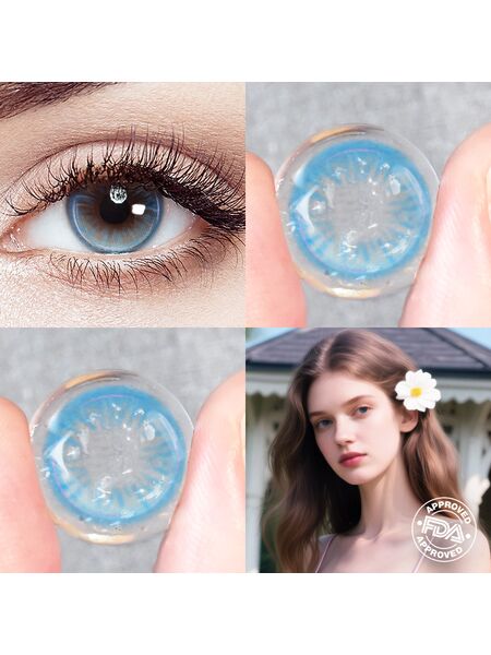 Frosting Blue 6 Months Contact Lenses