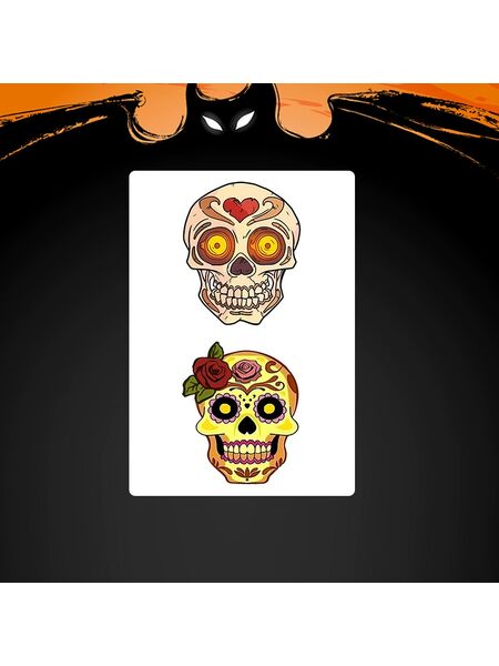 Rainbow Skulls Tattoos