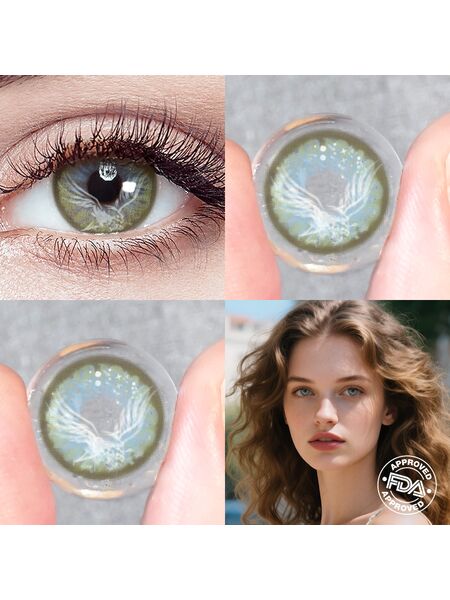 Aquila Brown Costume 6 Months Contact Lenses (Elphaba)