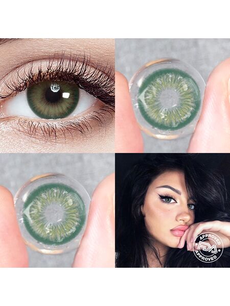 Solflare Green 6 Months Contact Lenses