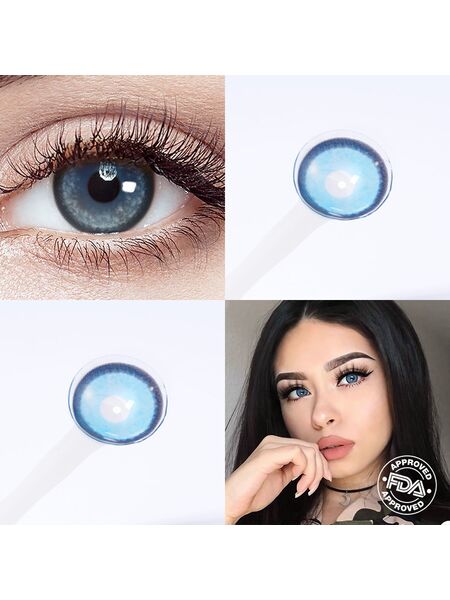 Chrona Blue 6 Months Contact Lenses