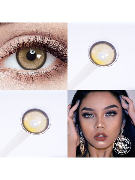 Chrona Brown 6 Months Contact Lenses