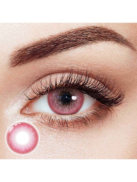 Supernova Pink 6 Months Contact Lenses | 2 Pcs