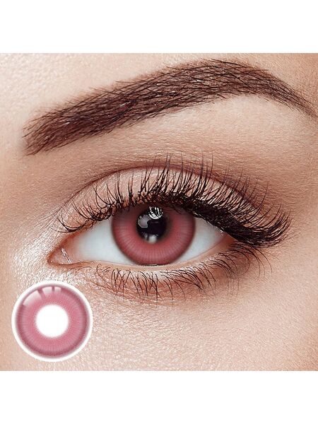 Candy Pink Costume 6 Months Contact Lenses | 2 Pcs