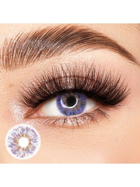 Monet Purple Yearly Contact Lenses