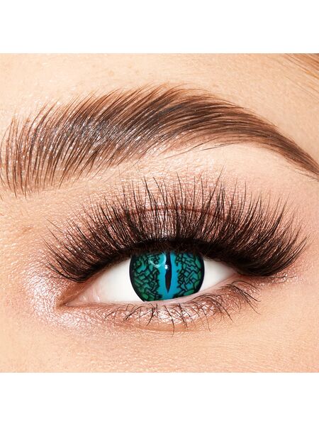 Lizard Eye Green Costume Yearly Contact Lenses