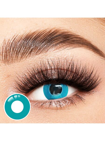 Pure Blue-Green Costume Yearly Contact Lenses