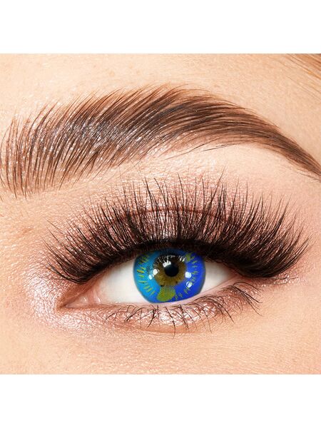 Lunar Earth Blue Costume Yearly Contact Lenses