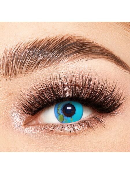 Lunar Earth Green Costume Yearly Contact Lenses