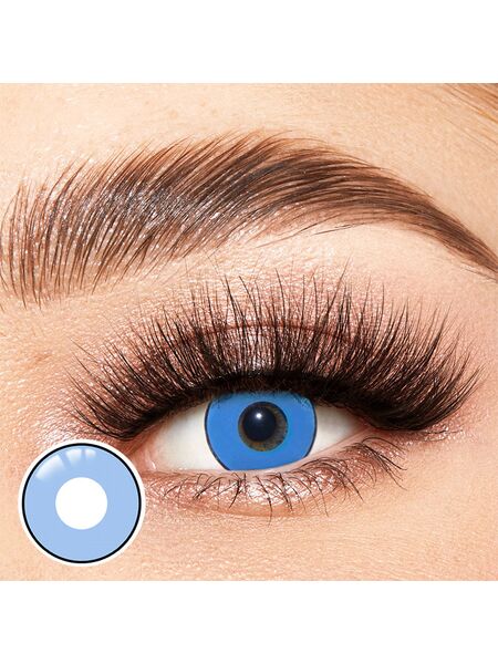 Manson Blue Costume Yearly Contact Lenses