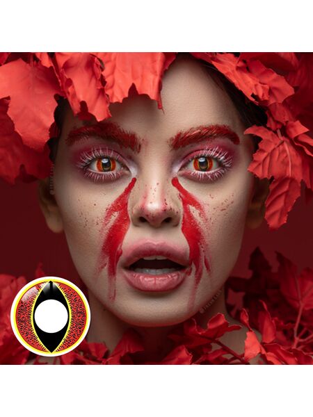 Sauron Red Costume Yearly Contact Lenses