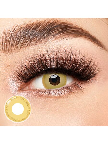 Avatar Yellow Costume Yearly Contact Lenses