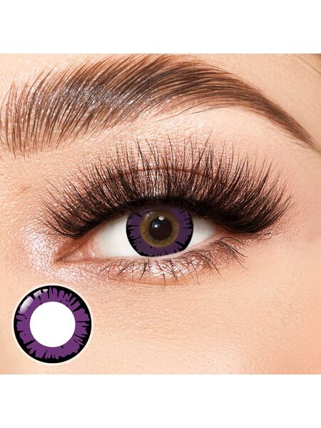 Big Dolly Violet Costume Yearly Contact Lenses