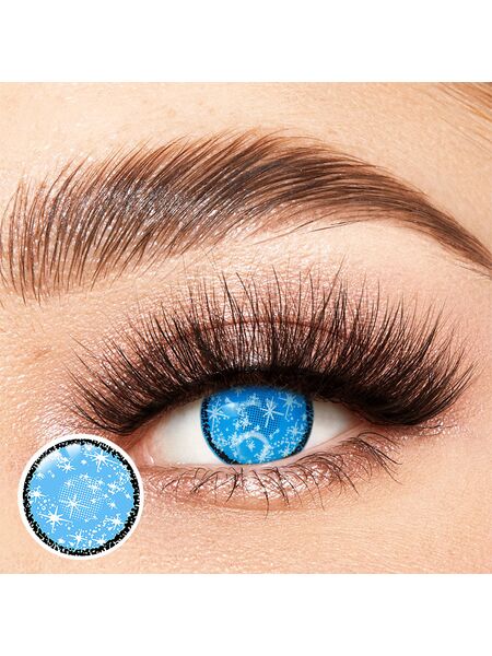 Blind Starry Blue Costume Yearly Contact Lenses
