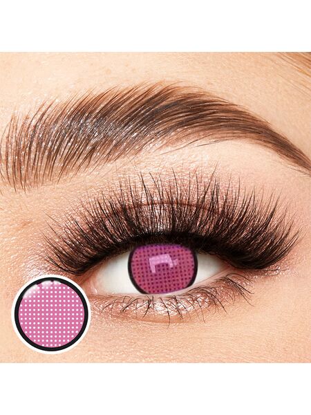Mesh Purple Costume Yearly Contact Lenses