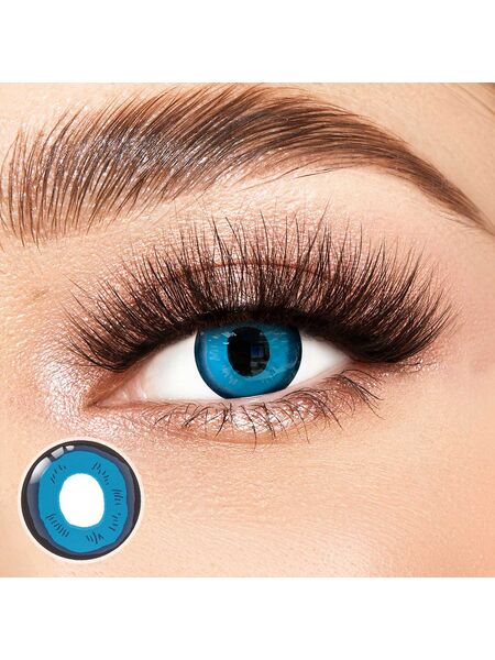 Mcdull Blue Costume Yearly Contact Lenses