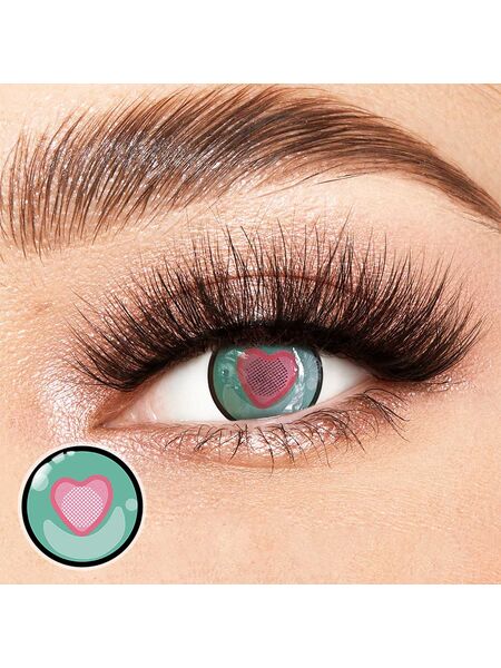 Puppet Green Costume Yearly Contact Lenses
