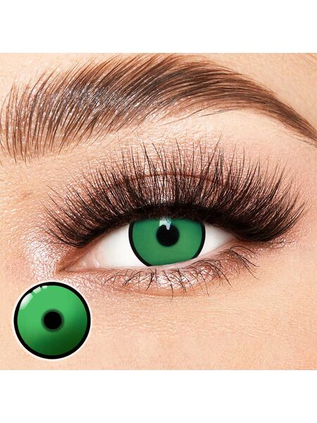 Obsidian Green Costume Yearly Contact Lenses