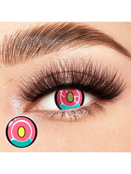 Titan Pink Costume Yearly Contact Lenses