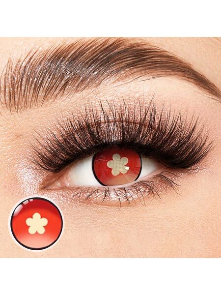 Hutao Red Costume Yearly Contact Lenses