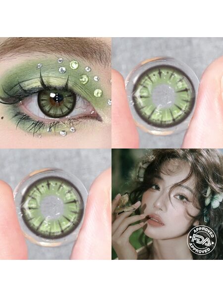 Lunai Green 6 Months Contact Lenses