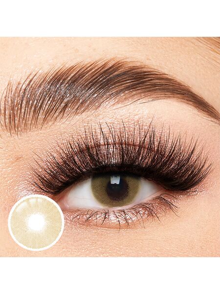 Polar Lights Brown Prescription Yearly Contact Lenses