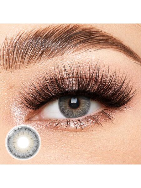 Glaucous Gray Yearly Contact Lenses