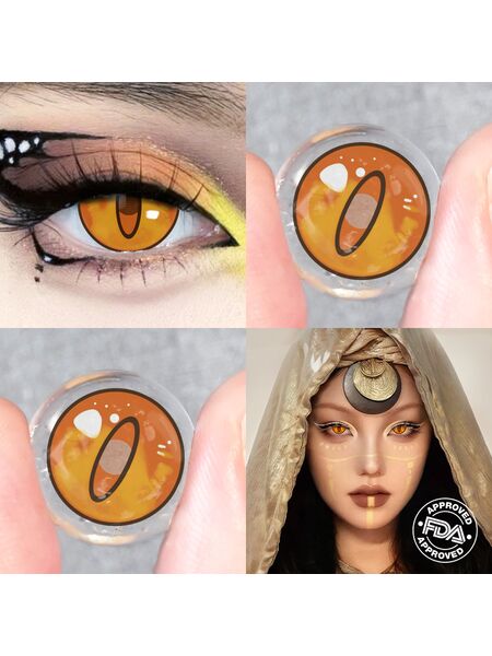 Avalanche Brown Costume 6 Months Contact Lenses