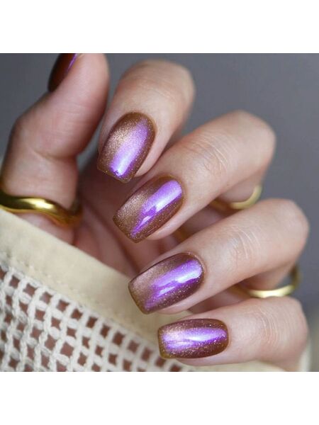 Berry Fizz Purple Nails