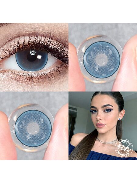 Lucency Blue 6 Months Contact Lenses