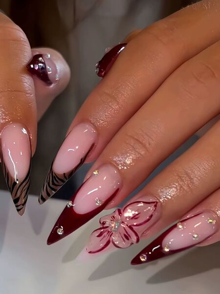 Wild Rose Red Nails