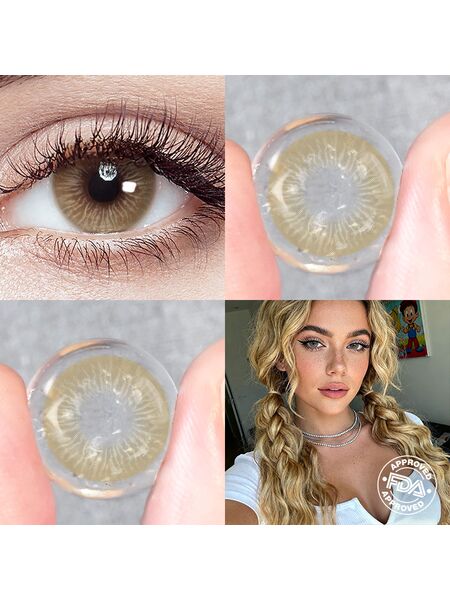Dolphin Brown 6 Months Contact Lenses