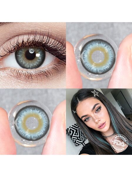Lyra Green 6 Months Contact Lenses