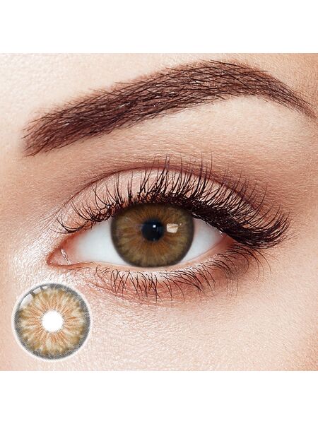 Cleopatra Brown Prescription Yearly Contact Lenses