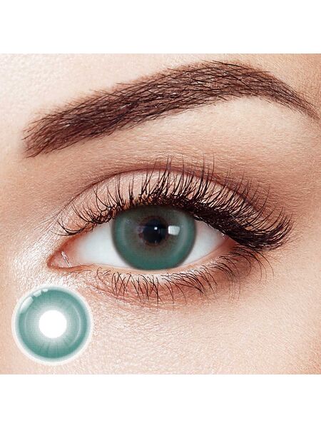 Glasswing Green Yearly Contact Lenses