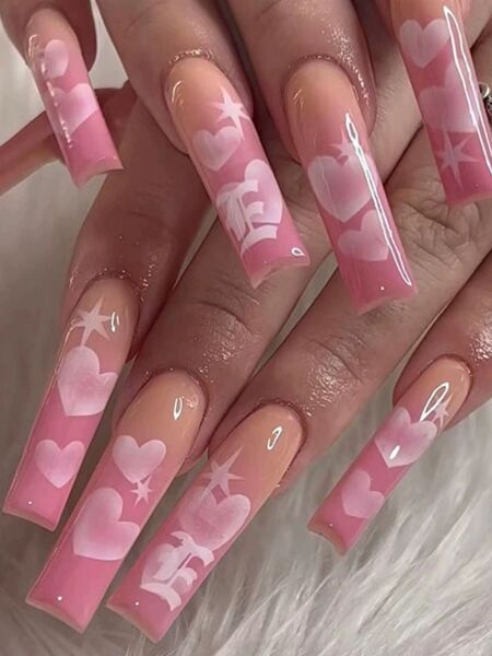 Love Potion Pink Nails