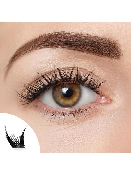 Sage Bloom Segmented Natural Glue-on Lashes