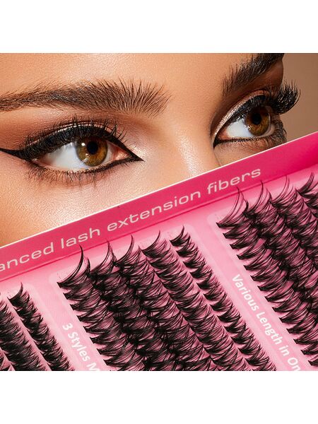 Clay Rose Segmented Natural Lashes