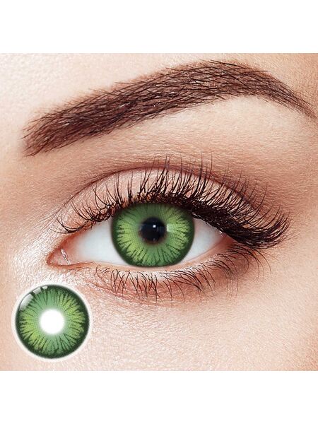 Enchantress Green Yearly Contact Lenses