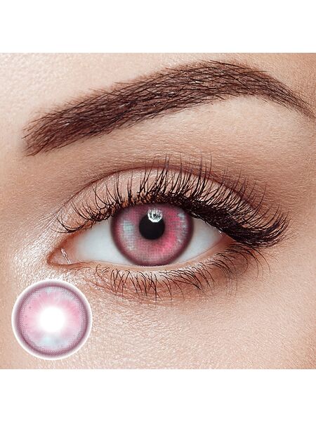 Sweetheart Pink Yearly Contact Lenses