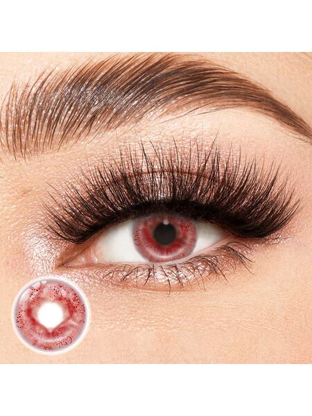 Love Spell Red Yearly Contact Lenses