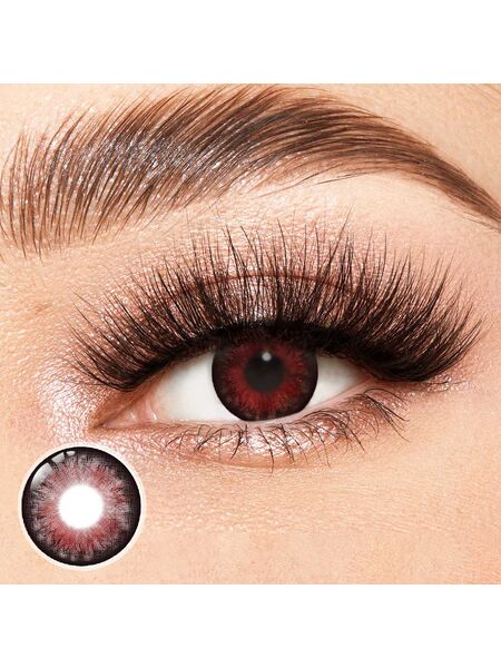 Solar Eclipse Red Yearly Contact Lenses