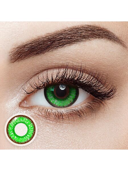 Poison Ivy Green Costume 6 Months Contact Lenses