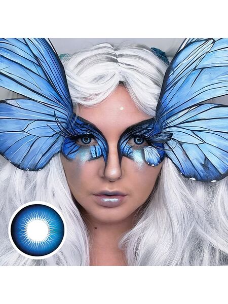 Chucky Blue Costume 6 Months Contact Lenses