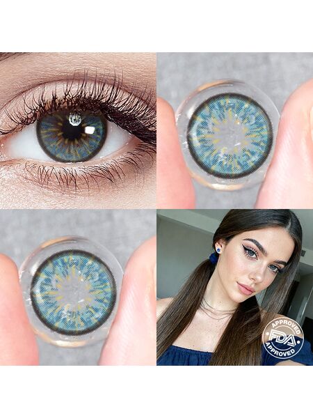 Rouge Blue 6 Months Contact Lenses