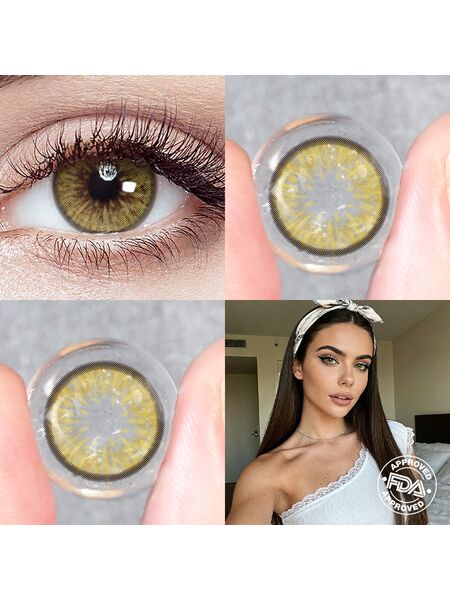 Rouge Brown 6 Months Contact Lenses