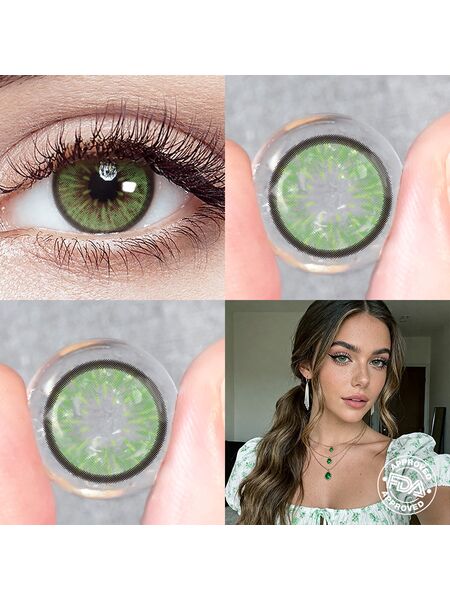 Rouge Green 6 Months Contact Lenses