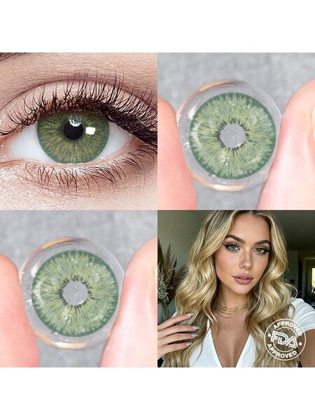 Relic Green 6 Months Contact Lenses | 2 Pcs